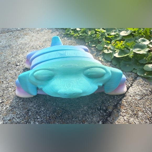 3D Printed Articulating large sausage Dog, birthday gift 3D animal toy - Picture 5 of 6